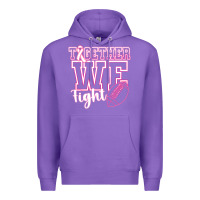 Purple Together WE Fight Premium Hoodie - CowhideDigitalArt