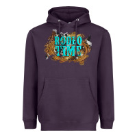 Plum rodeo time  with leopard and cowhide Heavyweight Hoodie - Artiststas