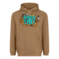 Toasted Coconut rodeo time  with leopard and cowhide Heavyweight Hoodie - Artiststas