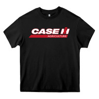 Black case-ih Heavy Core Tee - FloraArt