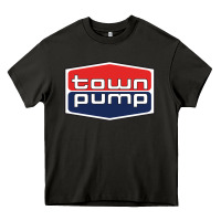 Asphalt town pump Heavy Core Tee - FloraArt
