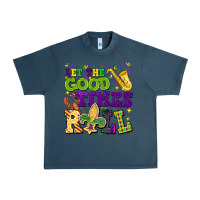 Midnight Navy let the good times roll Urban Heavy Tee - CowGirlArtShop
