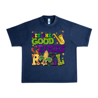 Navy let the good times roll Urban Heavy Tee - CowGirlArtShop