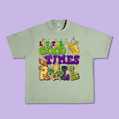 Let The Good Times Roll Urban Heavy Tee Designed By Cowgirlartshop