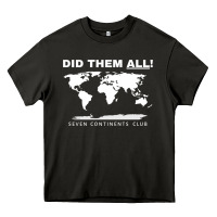 Asphalt Seven Continents Shirt Heavy Core Tee - FloraArt