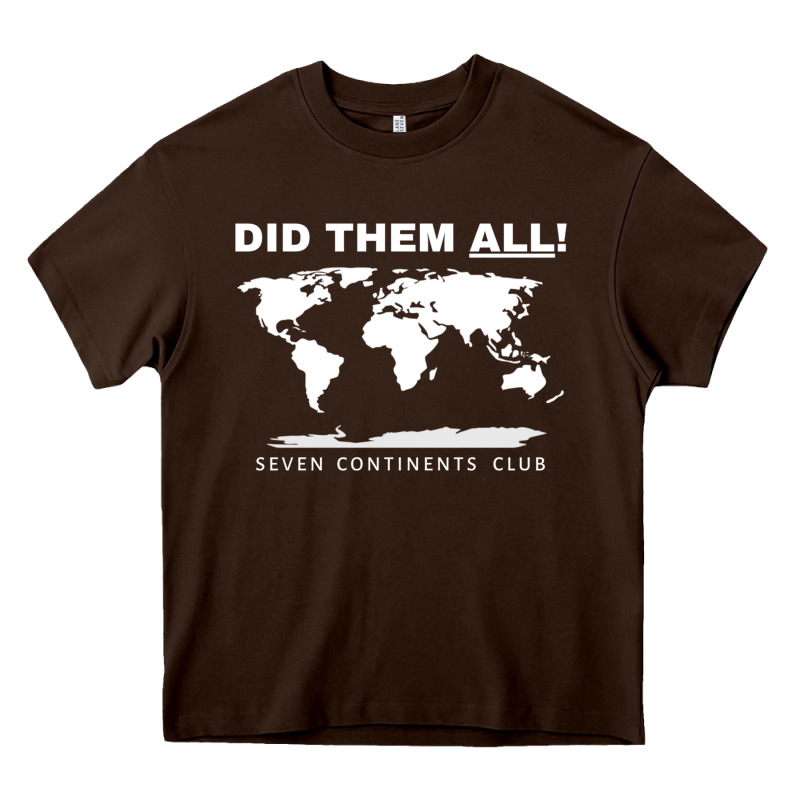 Seven Continents Shirt Heavy Core Tee by FloraArt | Teevron
