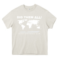Cream Seven Continents Shirt Heavy Core Tee - FloraArt