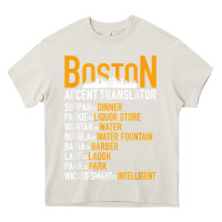 Cream wicked smaht boston accent translator bostonians gifts shirt Heavy Core Tee - FloraArt