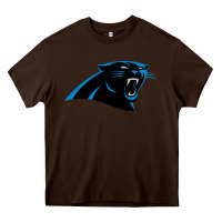 Chocolate Brown thesportcarolinapantherslogo Heavy Core Tee - FloraArt