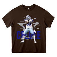 Chocolate Brown ceedee lamb Heavy Core Tee - FloraArt