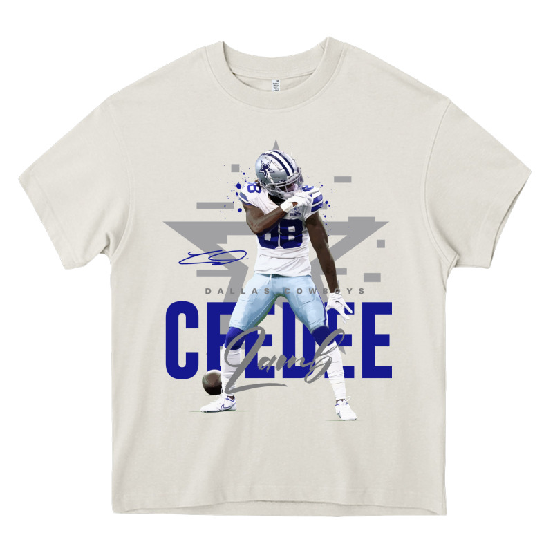 Ceedee Lamb Heavy Core Tee by FloraArt | Teevron