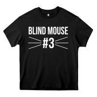 Black funny group costume three blind mice 3 t shirt Heavy Core Tee - FloraArt