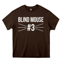 Chocolate Brown funny group costume three blind mice 3 t shirt Heavy Core Tee - FloraArt
