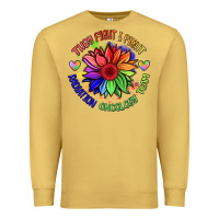 Oncology Team Sunflower Malia Premium Sweatshirt | Teevron