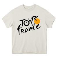 Cream tour de france cycling Heavy Core Tee - ArtMosaic