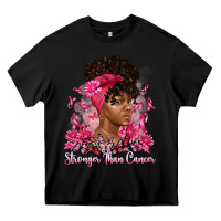 Black stronger than cancer Heavy Core Tee - Artiststas