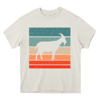 Cream goat goats retro style vintage 140 goat lover Heavy Core Tee - ArtMosaic
