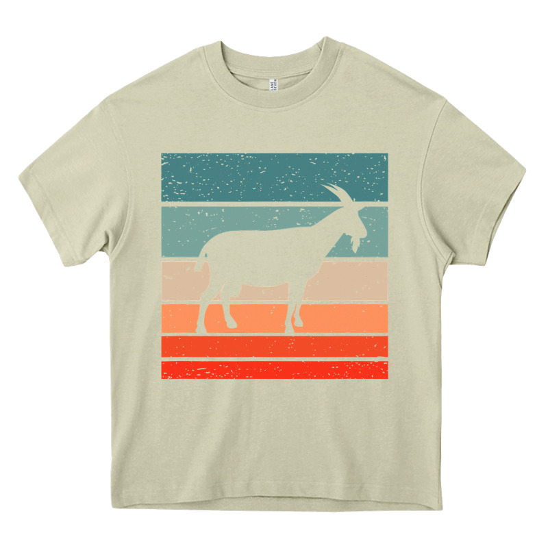 Goat Goats Retro Style Vintage 140 Goat Lover Heavy Core Tee by ArtMosaic | Teevron