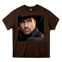 Chocolate Brown Garth Brooks The ultimate hits Heavy Core Tee - ArtMosaic