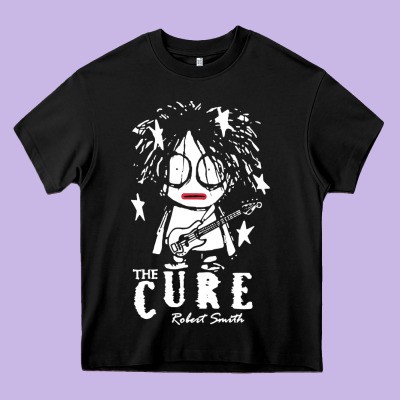 Limited Edition The-cure-robert-smith Heavy Core Tee Designed By Artmosaic