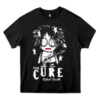 Black Limited Edition The-Cure-Robert-Smith Heavy Core Tee - ArtMosaic