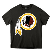 Asphalt the indian red skins clasic Heavy Core Tee - ArtMosaic
