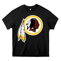 Black the indian red skins clasic Heavy Core Tee - ArtMosaic