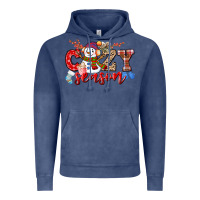 Vintage Denim cozy season snowman Vintage Hoodie - CowGirlArtShop