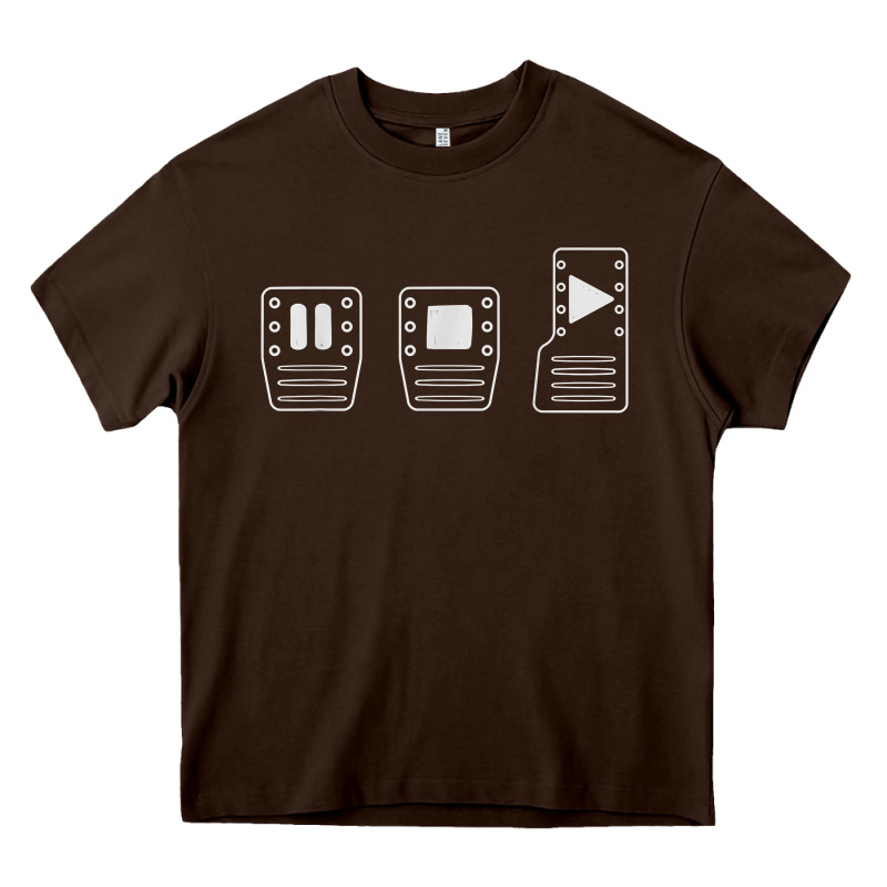 Save Manual Pedal Diagram Stick Shift Car Lover T Shirt Heavy Core Tee by ArtMosaic | Teevron