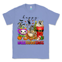 Colony Blue happy hallothanksmas skeleton coffee cups Classic Tee - texasbilliewilder