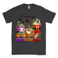 Smoke happy hallothanksmas skeleton coffee cups Classic Tee - texasbilliewilder