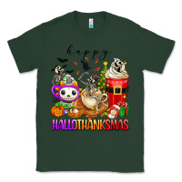 Sports Green happy hallothanksmas skeleton coffee cups Classic Tee - texasbilliewilder