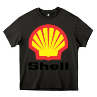 Asphalt Copy of shell gasoline Heavy Core Tee - ArtMosaic