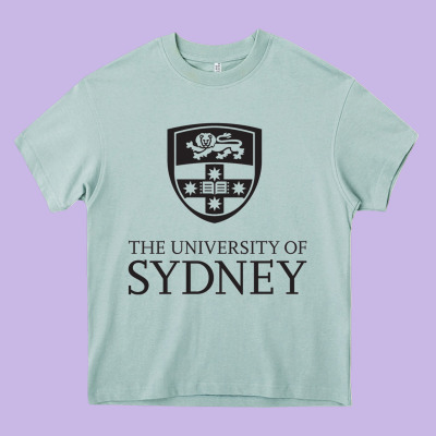 The University Of Sydney Heavy Core Tee Designed By Artmosaic