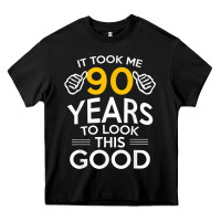 Black 90th Birthday Gift Took Me 90 Years 90 Year Old Heavy Core Tee - trangStudio