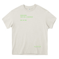 Cream The Matrix Everything Has A Beginning Green Font Heavy Core Tee - ArtMosaic