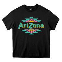 Black arizona tea Heavy Core Tee - ArtMosaic