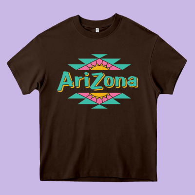 Arizona Tea Heavy Core Tee Designed By Artmosaic