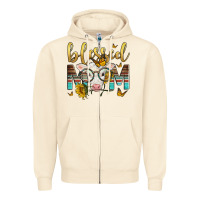 Sandshell Western Blessed Mom Baby Calf Zipper Hoodie - LillyAllenDesigns