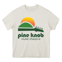 Cream pine knob music theatre Heavy Core Tee - ArtMosaic