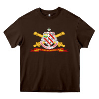 Chocolate Brown 8th field artillery w br   ribbon 8th field artillery w br ribbon Heavy Core Tee - ArtMosaic
