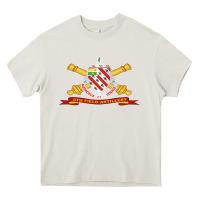 Cream 8th field artillery w br   ribbon 8th field artillery w br ribbon Heavy Core Tee - ArtMosaic