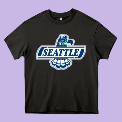 Seattle Thunderbirds, Heavy Core Tee Designed By Artmosaic