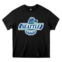 Black seattle thunderbirds, Heavy Core Tee - ArtMosaic