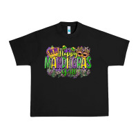Black happy mardi gras yall Urban Heavy Tee - CowGirlArtShop