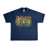 Navy happy mardi gras yall Urban Heavy Tee - CowGirlArtShop
