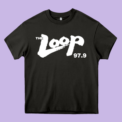The Loop 97.9 Illinois Radio Heavy Core Tee Designed By Artmosaic