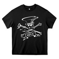 Black slash Heavy Core Tee - ArtMosaic