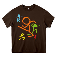 Chocolate Brown alan becker gaming gift Heavy Core Tee - ArtMosaic