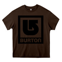 Chocolate Brown burton Heavy Core Tee - ArtMosaic